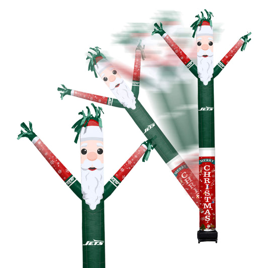 New York Jets Inflatable Festive Christmas Sports Fan Sleeve