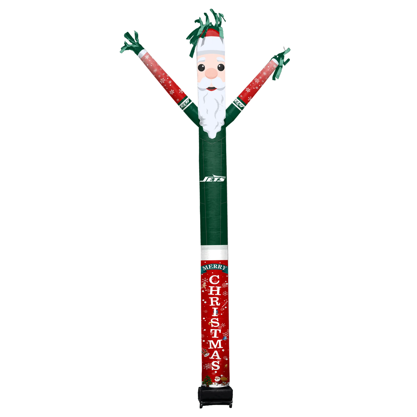New York Jets Inflatable Festive Christmas Sports Fan Sleeve