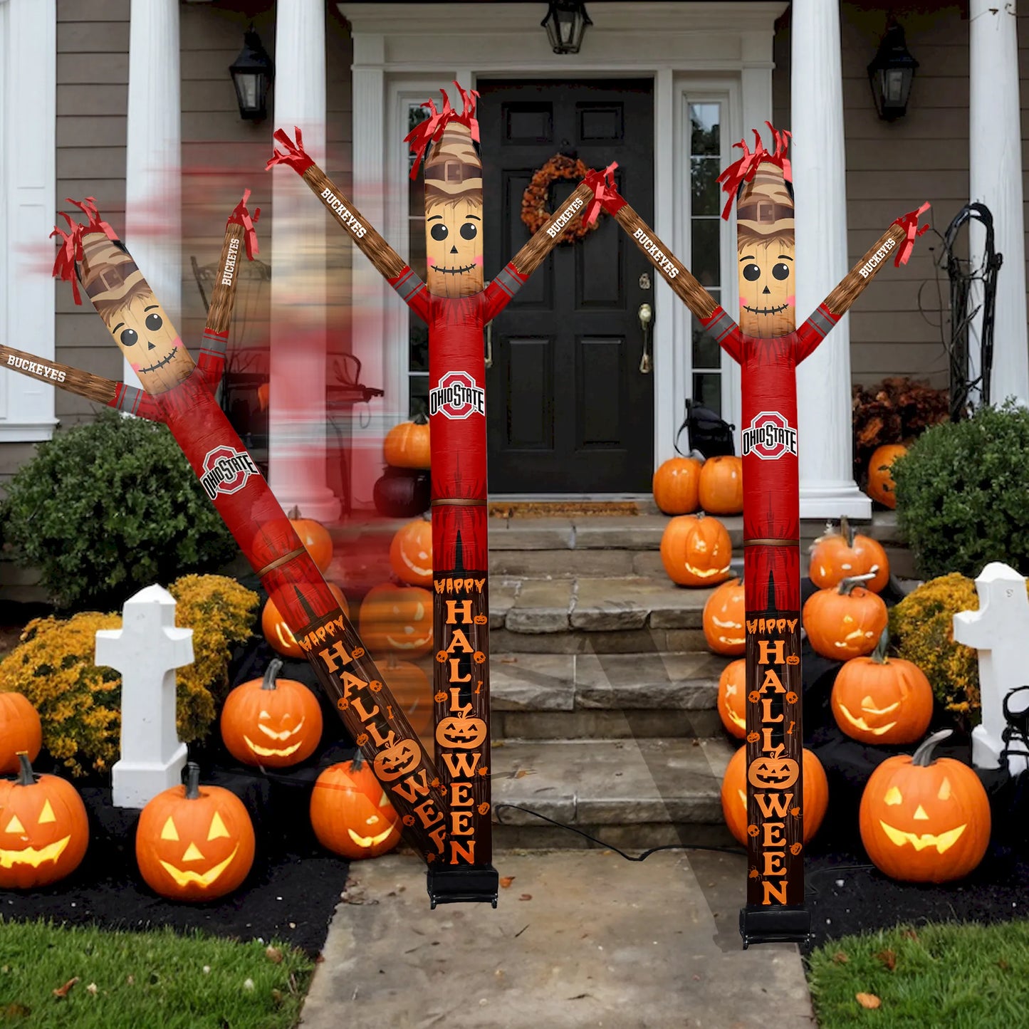Ohio State Buckeyes Inflatable Festive Halloween Sports Fan Sleeve