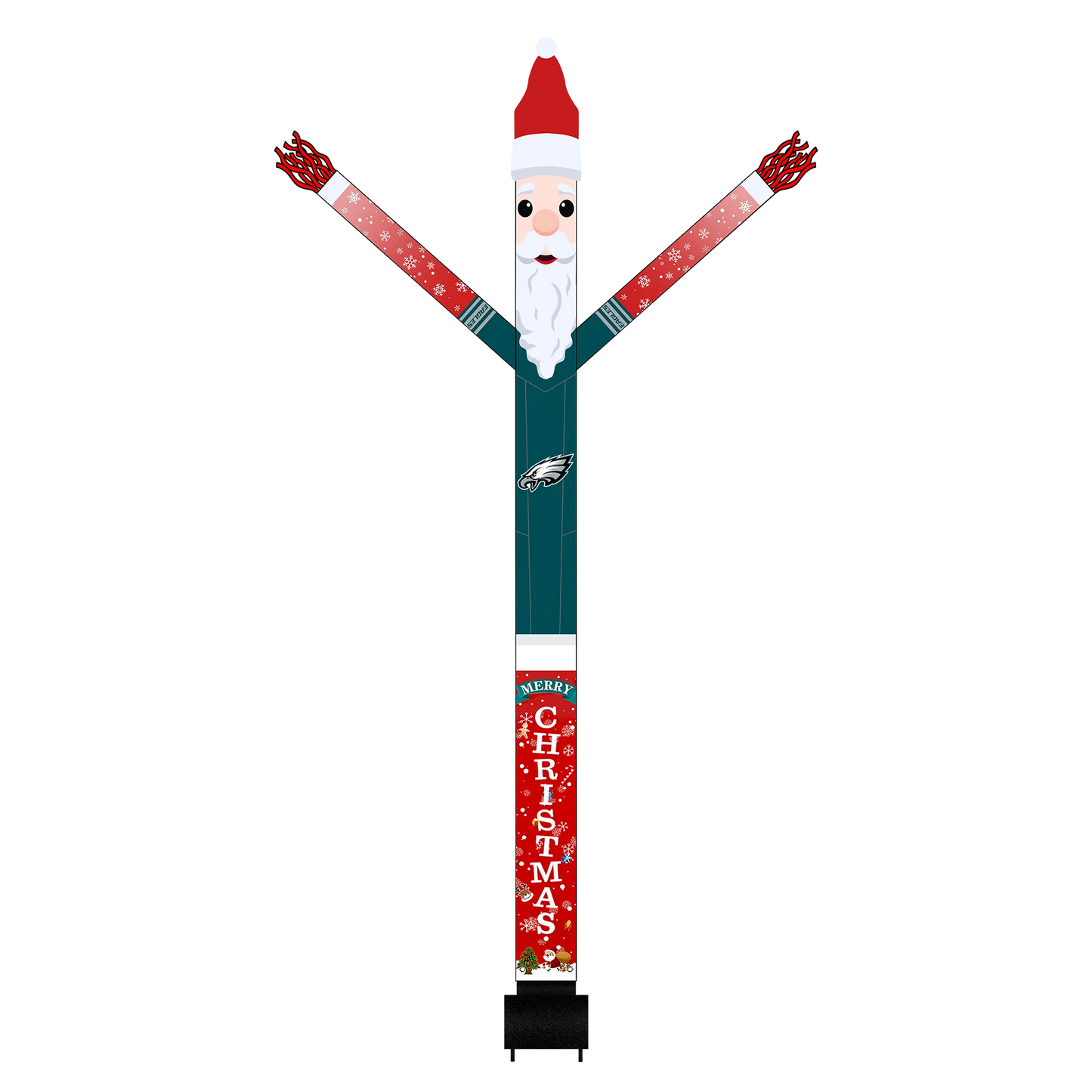 Philadelphia Eagles Inflatable Festive Christmas Sports Fan Sleeve