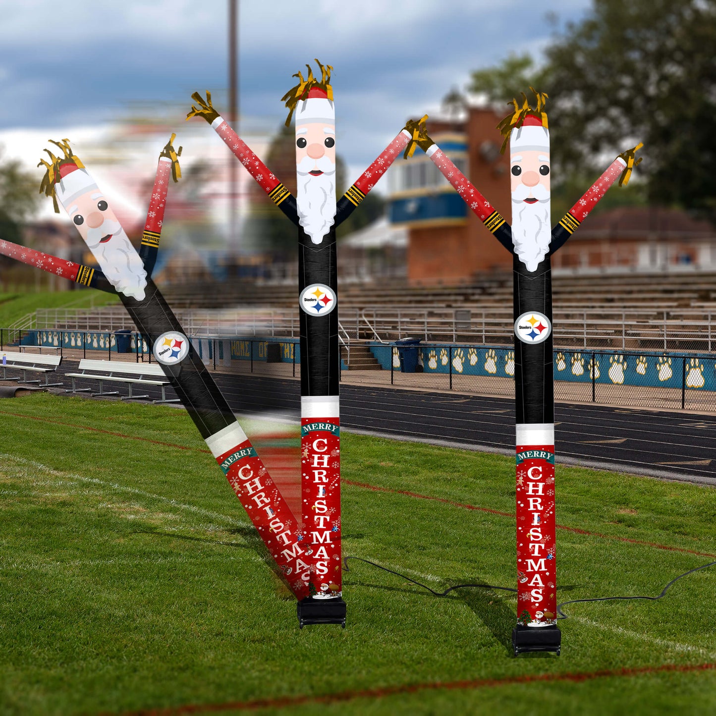 Pittsburgh Steelers Inflatable Festive Christmas Sports Fan Sleeve