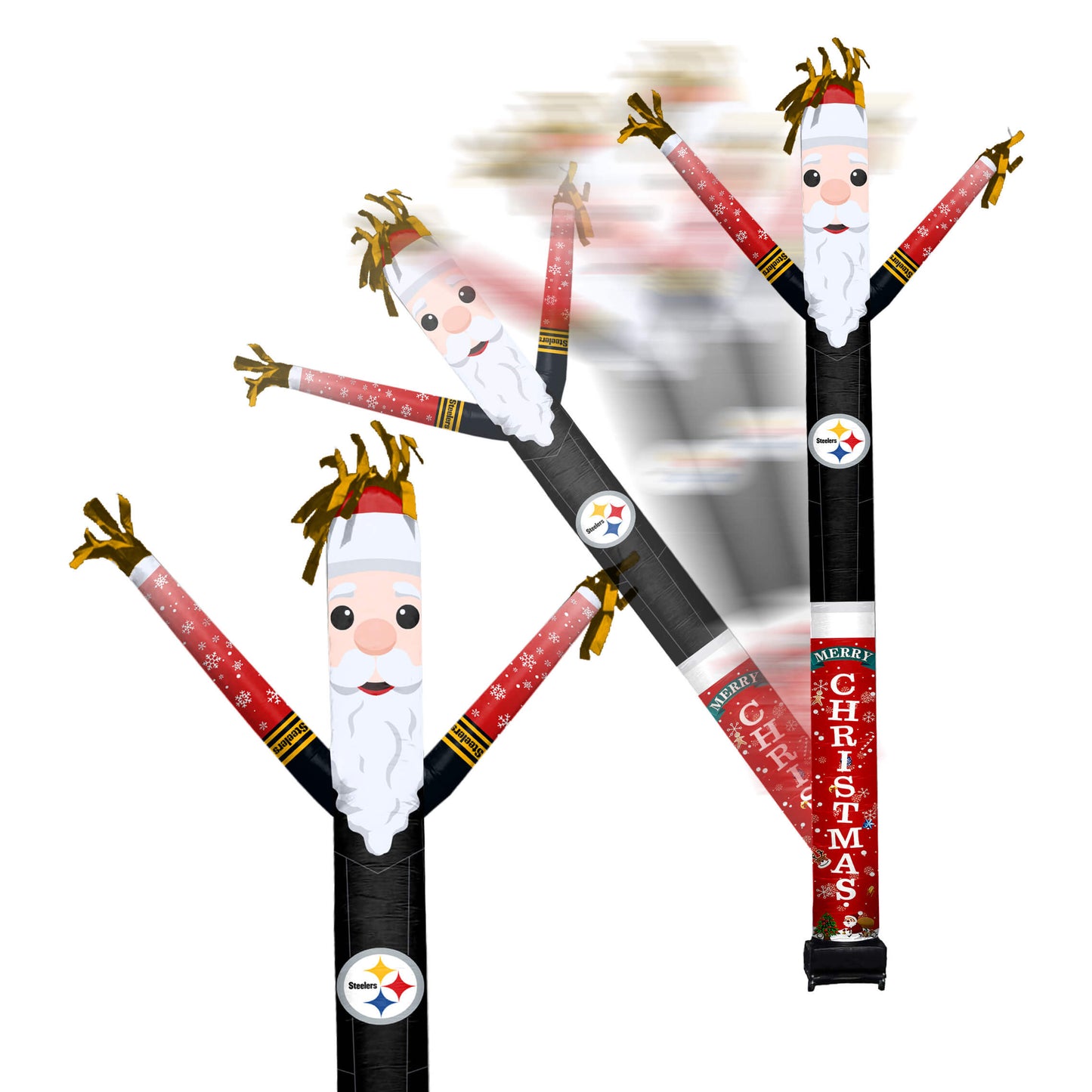 Pittsburgh Steelers Inflatable Festive Christmas Sports Fan Sleeve