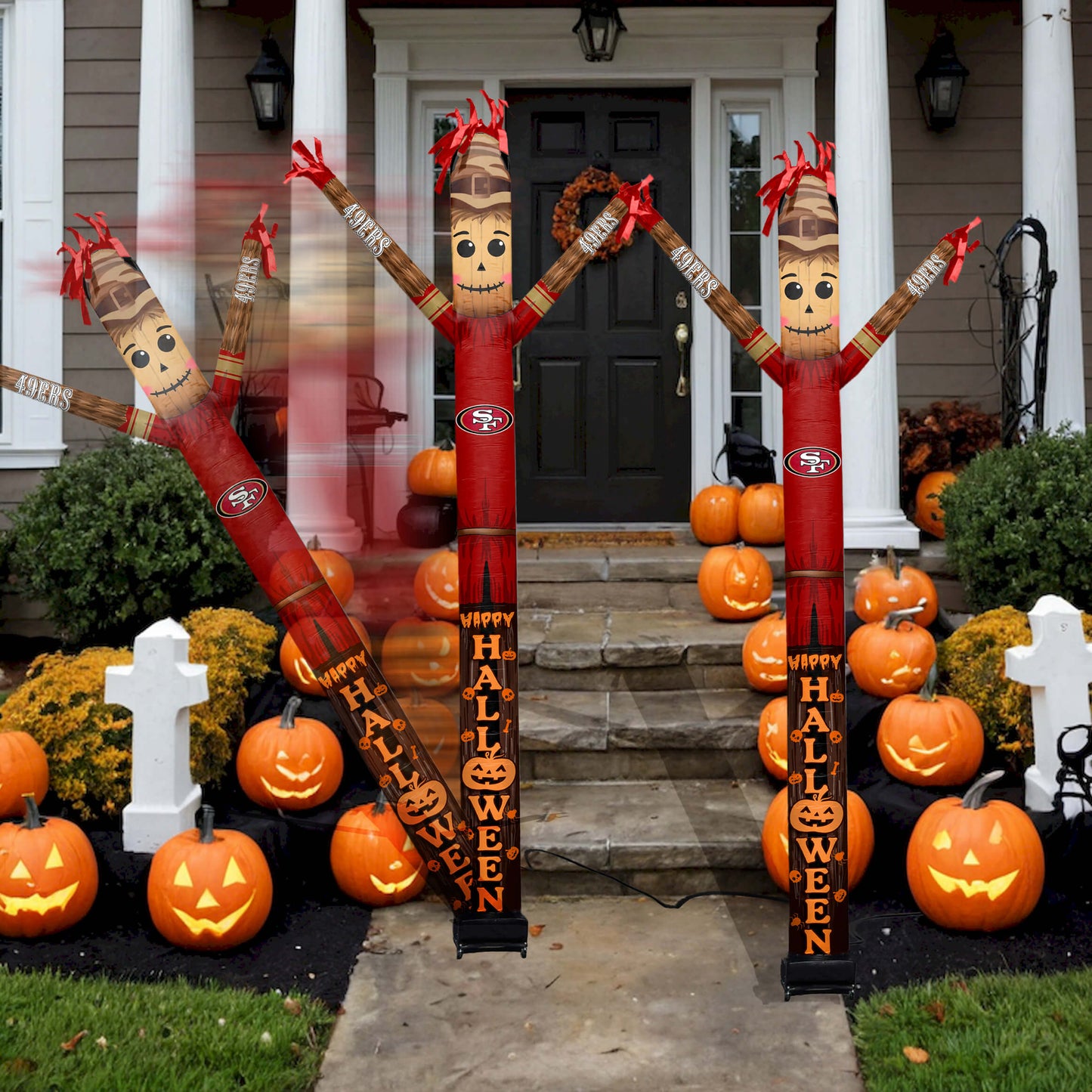 San Francisco 49ers Inflatable Festive Halloween Sports Fan Sleeve