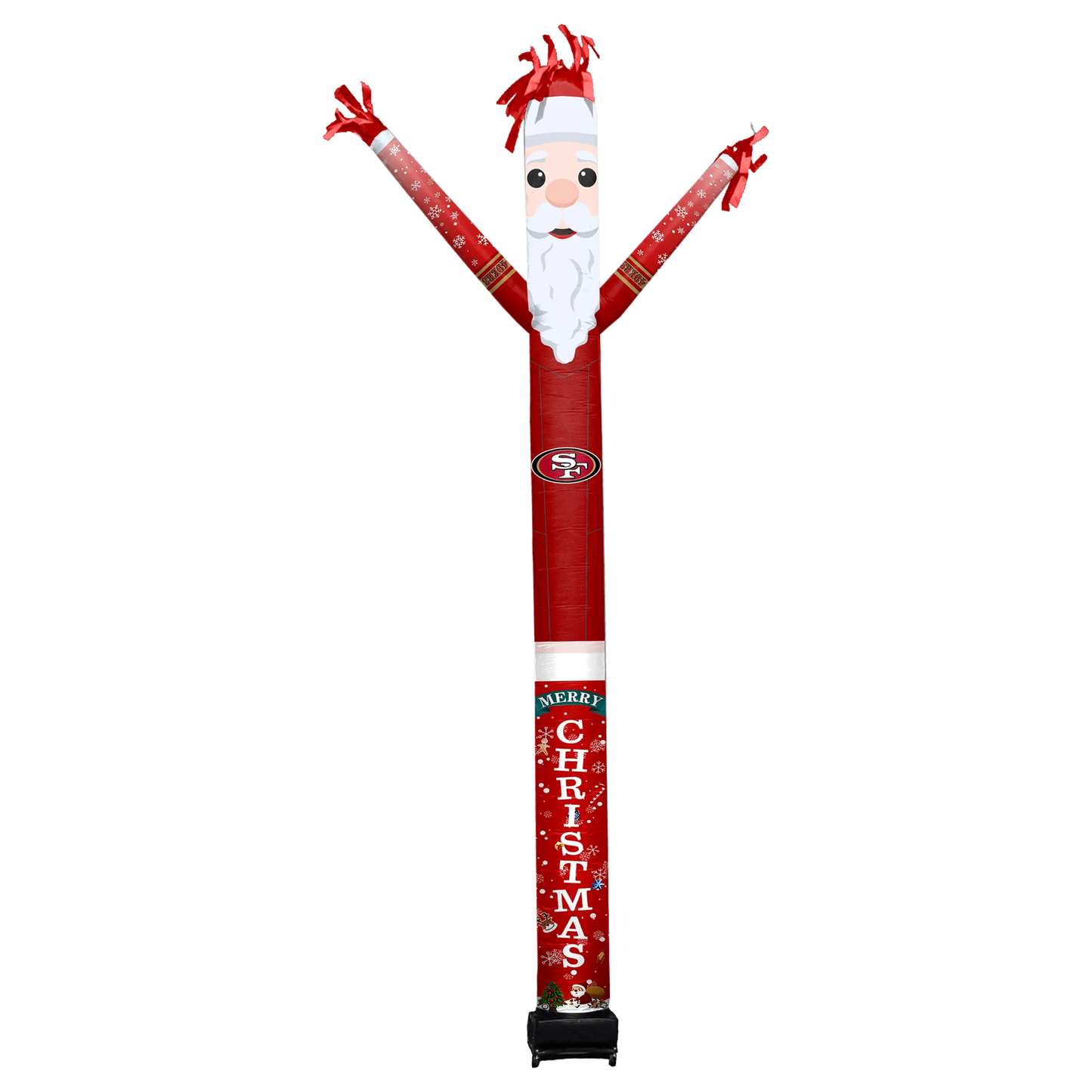 San Francisco 49ers Inflatable Festive Christmas Sports Fan Sleeve