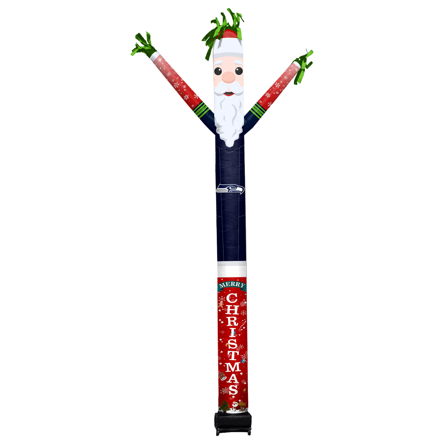 Seattle Seahawks Inflatable Festive Christmas Sports Fan Sleeve