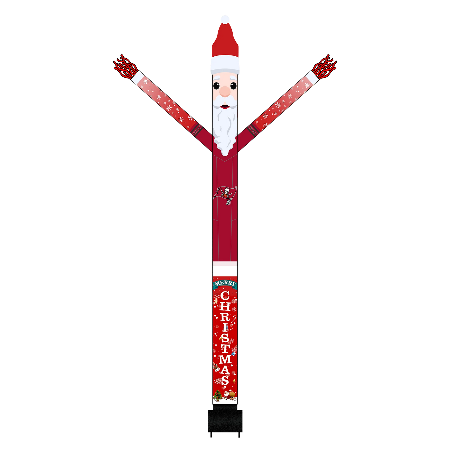 Tampa Bay Buccaneers Inflatable Festive Christmas Sports Fan Sleeve