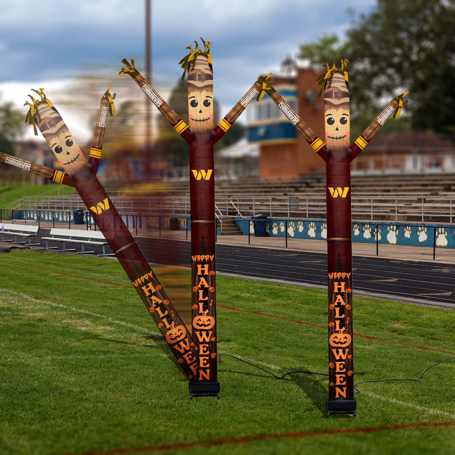 Washington Commanders Inflatable Festive Halloween Sports Fan Sleeve