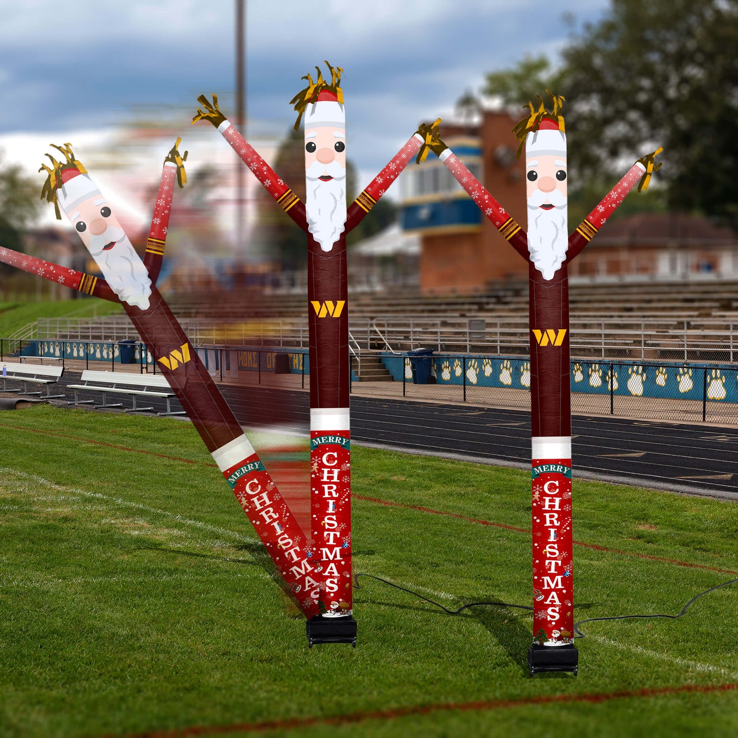 Washington Commanders Inflatable Festive Christmas Sports Fan Sleeve