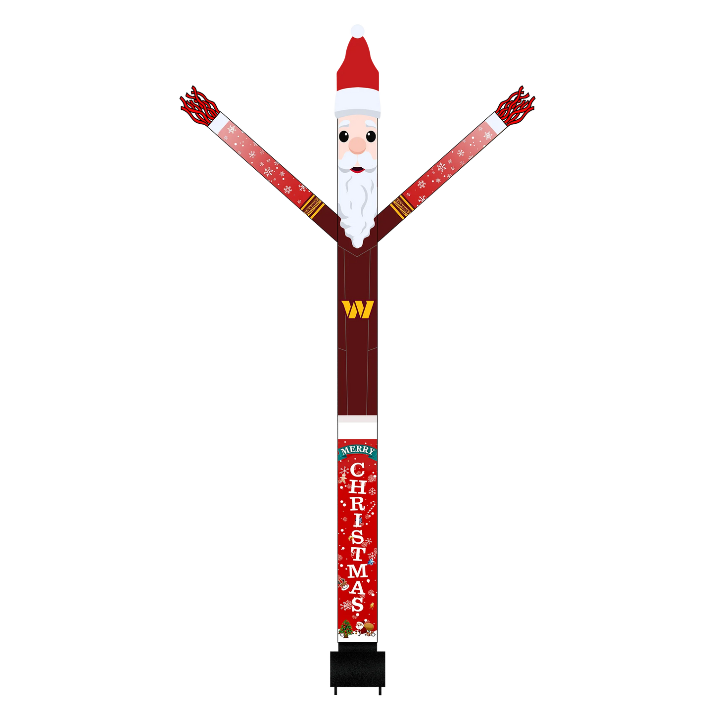 Washington Commanders Inflatable Festive Christmas Sports Fan Sleeve